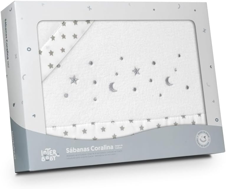INTERBABY set de lenjerie pentru pătuț 60x120 cm Coralina