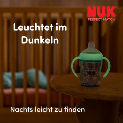NUK Perfect Match kubek niekapek 150ml 6m+ ŚWIECI W CIEMNOŚCI