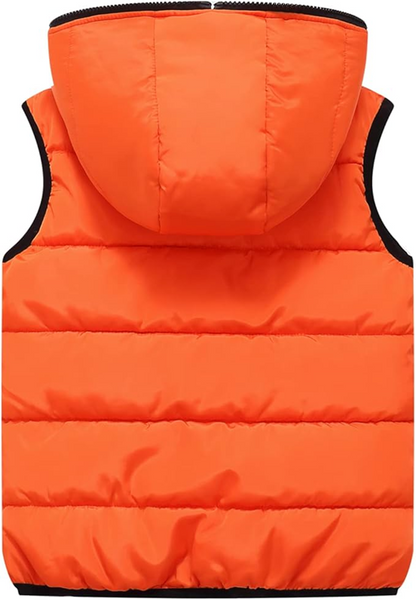 JIAMY quilted waistcoat with hood