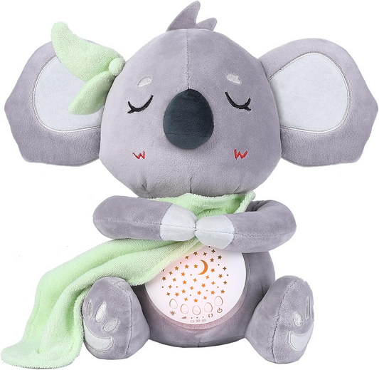 RONIPIC jucărie de pluș cu proiector de stele și 14 sunete KOALA 25 cm