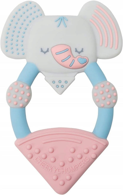 CHEEKY CHOMPERS jucărie de dentiție răcoritoare din silicon 7,5 x 11 cm ELEFANT DARCY