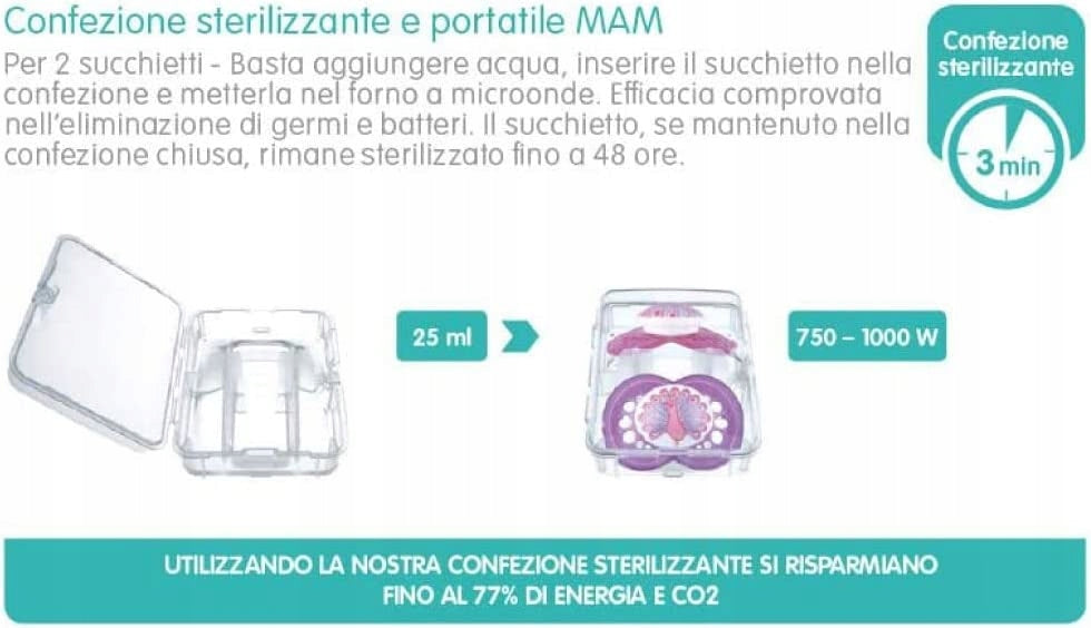 MAM COMFORT smoczek x2 2-12 msc