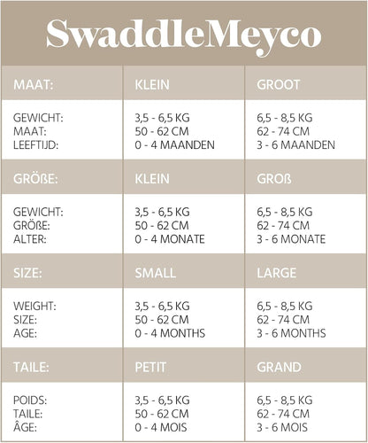 MEYCO swaddle, sleeping bag