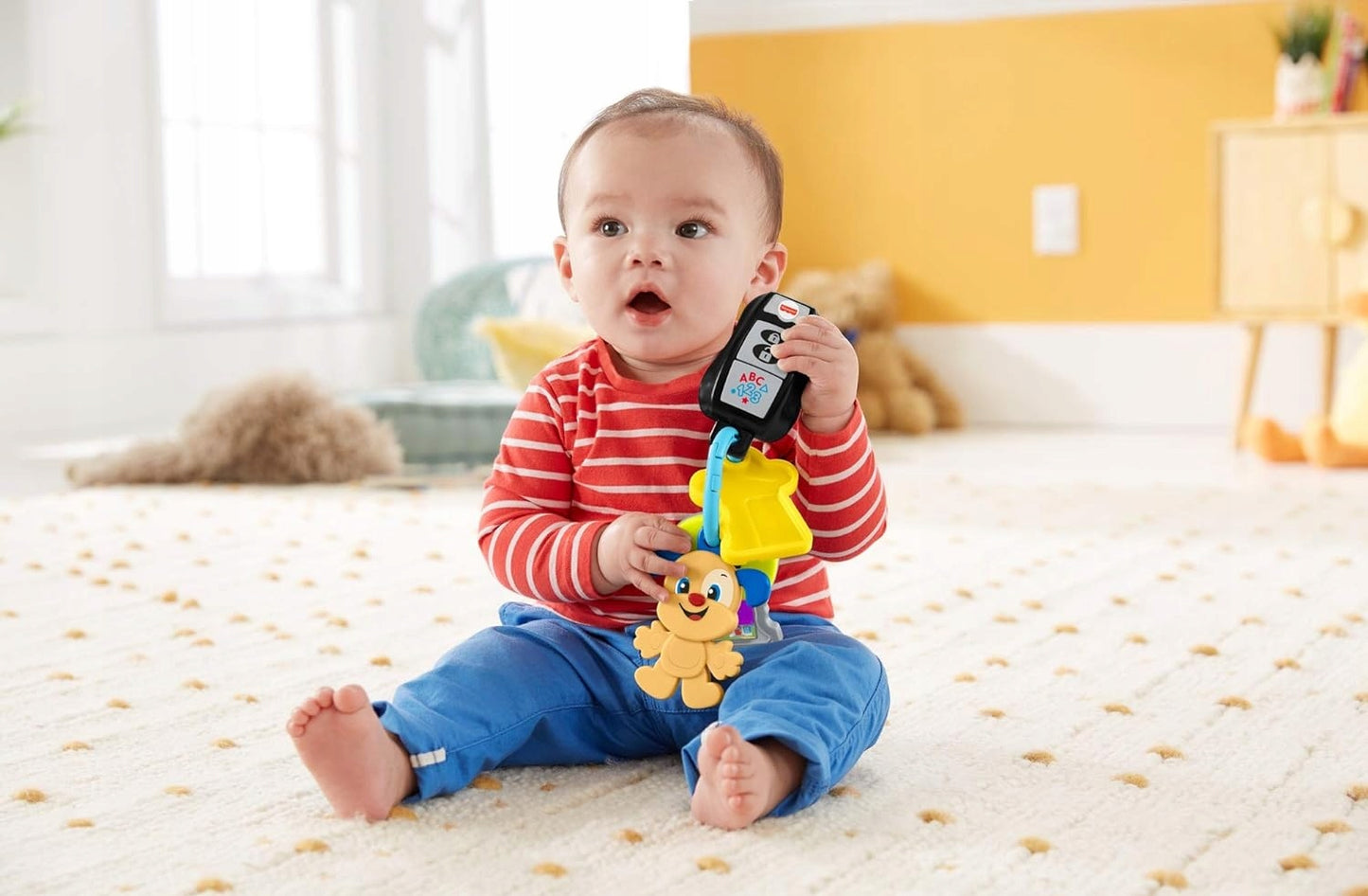 FISHER-PRICE interaktywne kluczyki samochodowe z brelokiem J. NIEMIECKI