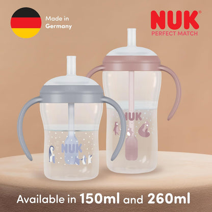 NUK Perfect Match kubek ze słomką 260 ml 8m+
