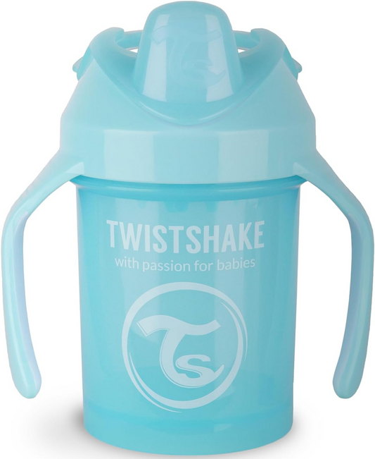 TWISTSHAKE Mini Cup kubek niekapek z ustnikiem i blenderem 230 ml 4 m+