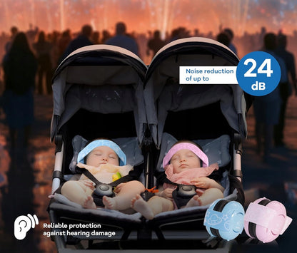 KWKW căști de protecție 12m+, 24dB + husă
