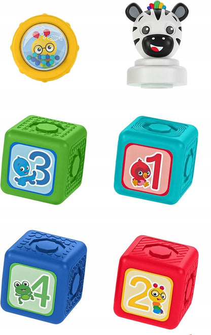 BABY EINSTEIN Connectables Add & Stack klocki magnetyczne 6 sztuk