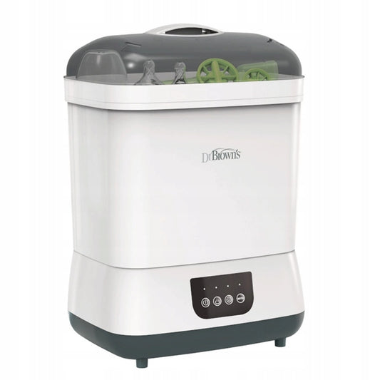 DR BROWN'S 2-in-1 sterilisator en droger voor 6 flessen 55 minuten + 2 Hepa-filters