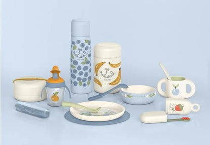 SUAVINEX BENTOO cutie pentru gustări, tip lunchbox, cu două compartimente