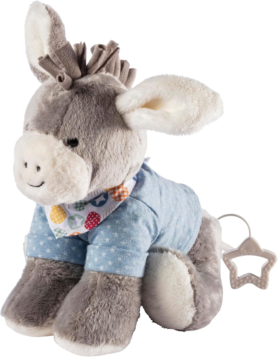 STERNTALER Donkey Emmi cuddly toy with music box