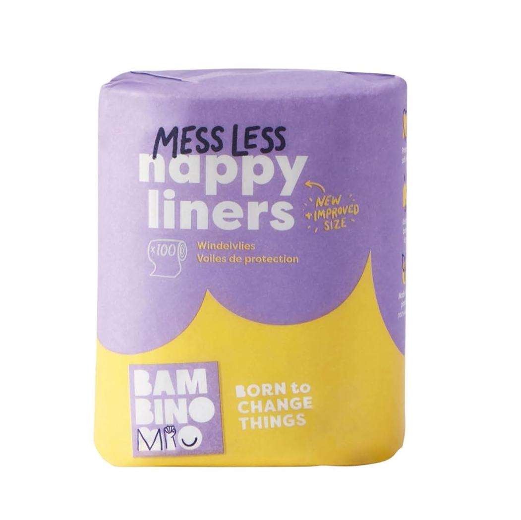 BAMBINO MIO Nappy Liners bibułki do pieluszek 11,5 x 29 cm 100 sztuk