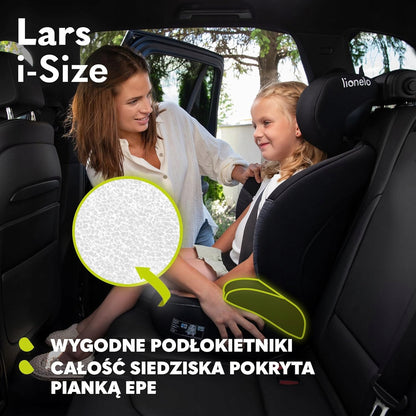 LIONELO Lars i-Size fotoliu auto grupa 2 și 3