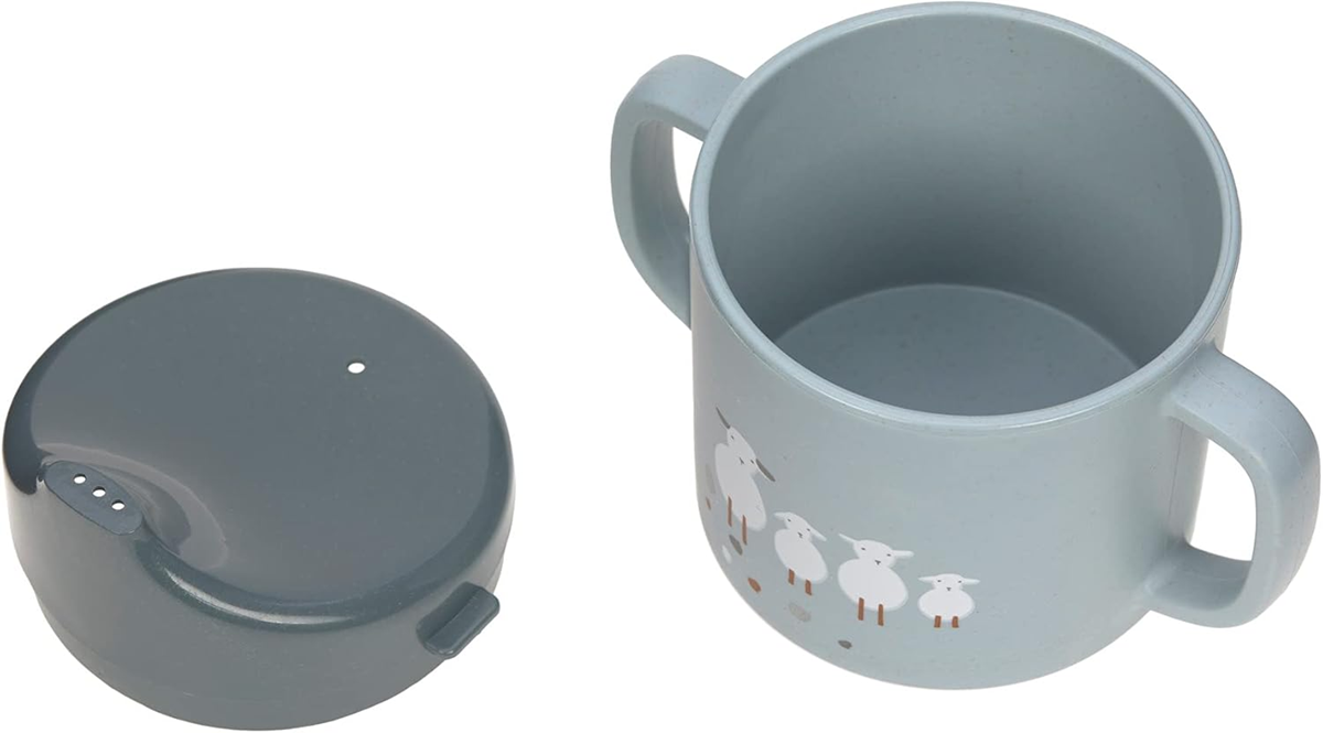 LASSIG Sippy Cup Little Water Whale training cup for learning to drink