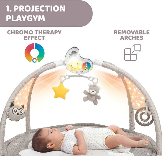 CHICCO Enjoy Colors Gym tappetino educativo 3 in 1 + proiettore