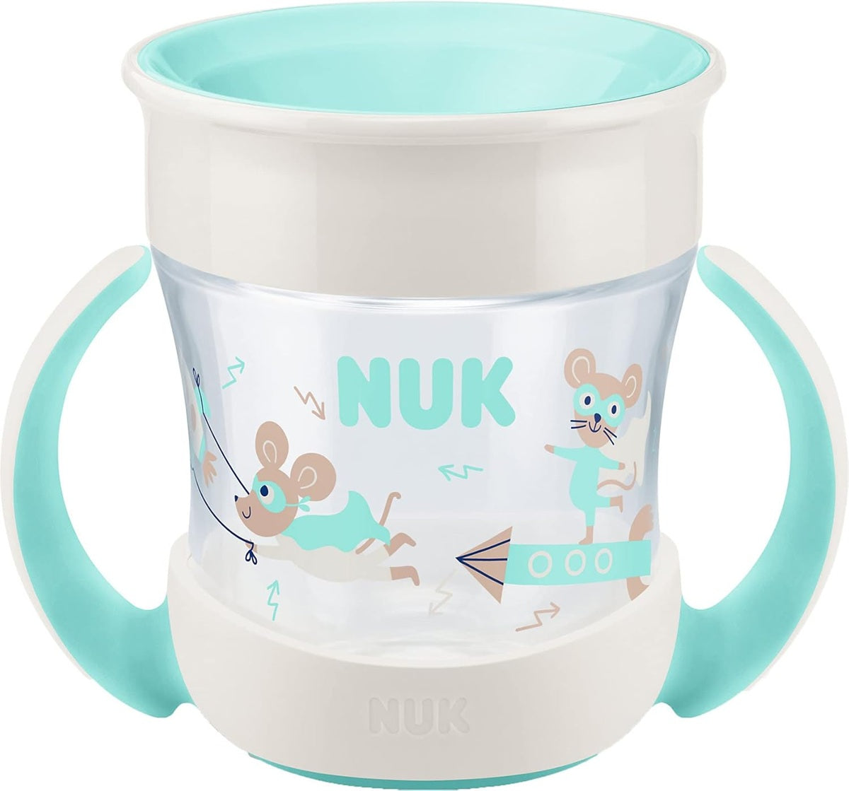 NUK Mini Magic Cup nepretekajúci pohár 360° 160 ml 6 m+