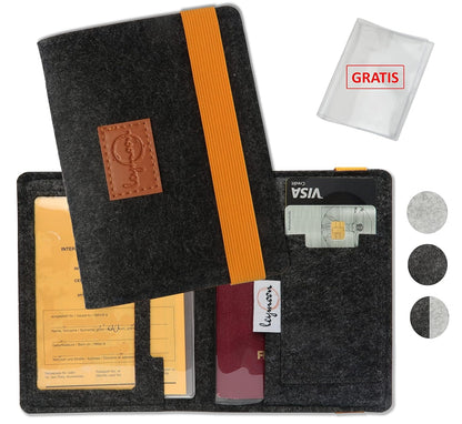 LEYMOON ORGANIZER ETUI pentru documente și card de vaccinare