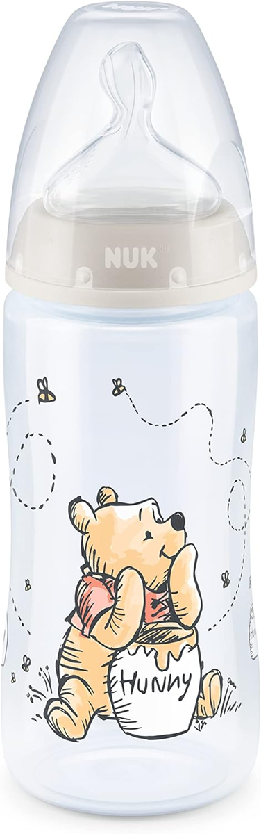 NUK First Choice+ 0-6 m BIBERON 300 ml indicator de temperatură WINNIE THE POOH