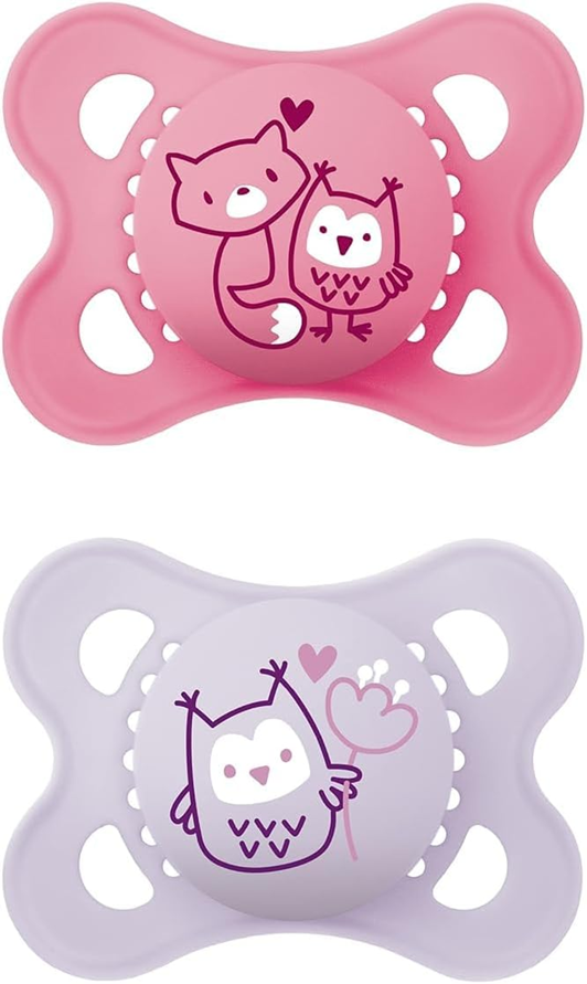 MAM ORIGINAL PURE suzetă liniștitoare x2 0-6m CAUCIUC
