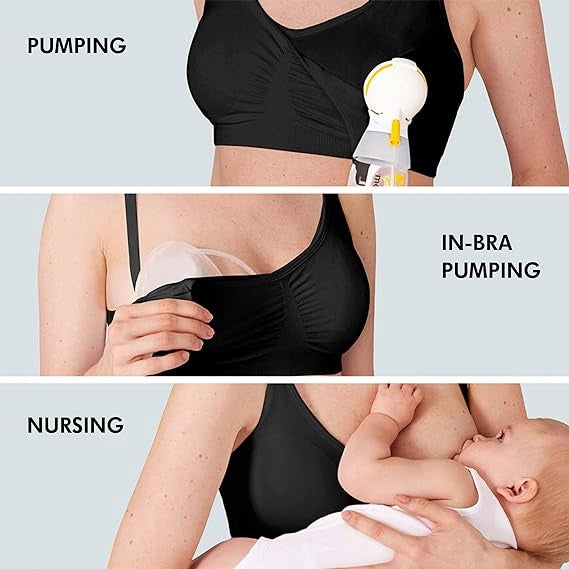 MEDELA biustonosz do karmienia i odciągania pokarmu 3w1 z wkładkami XXL