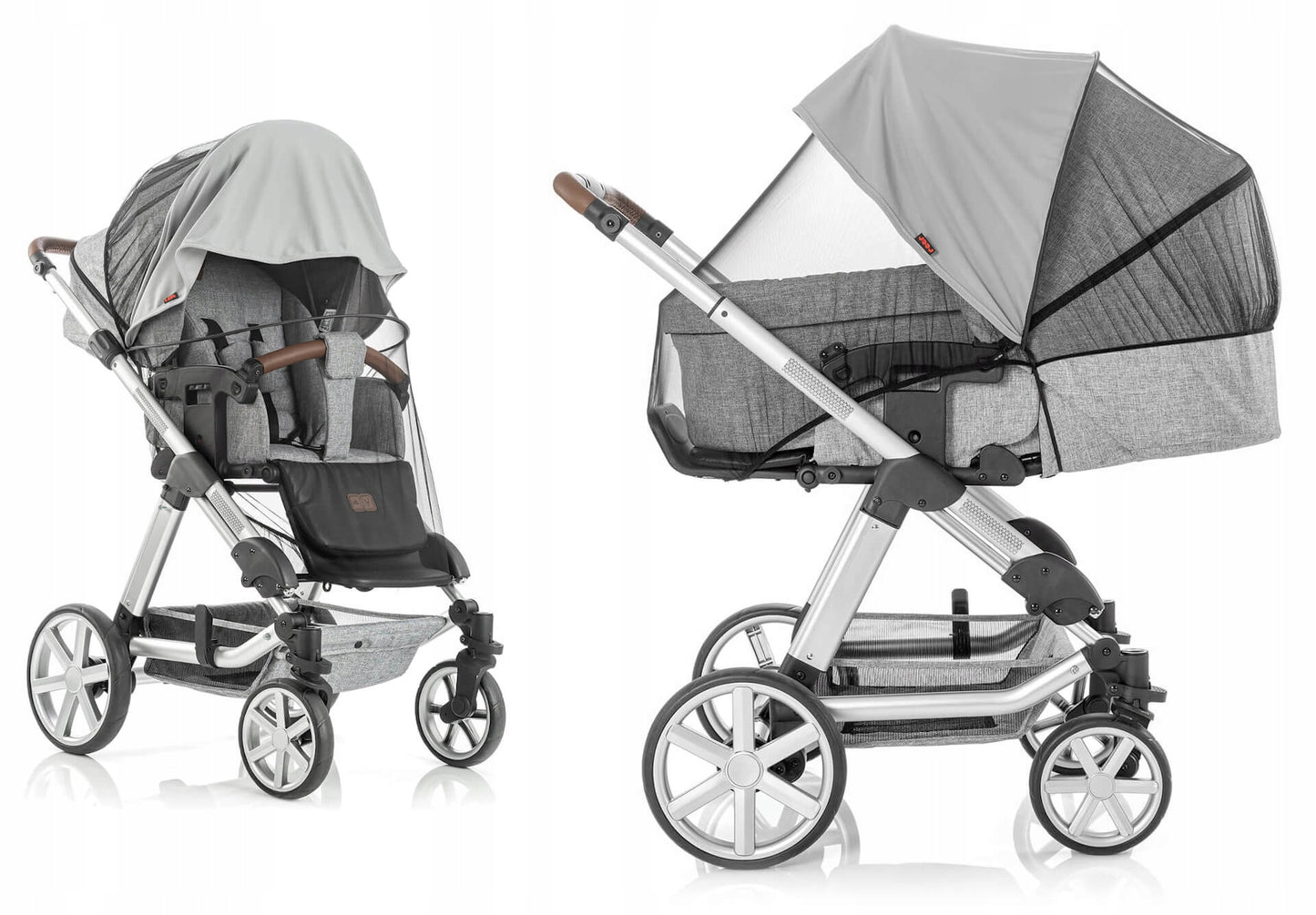 REER ShineSafe mosquito net, 3-in-1 sun canopy