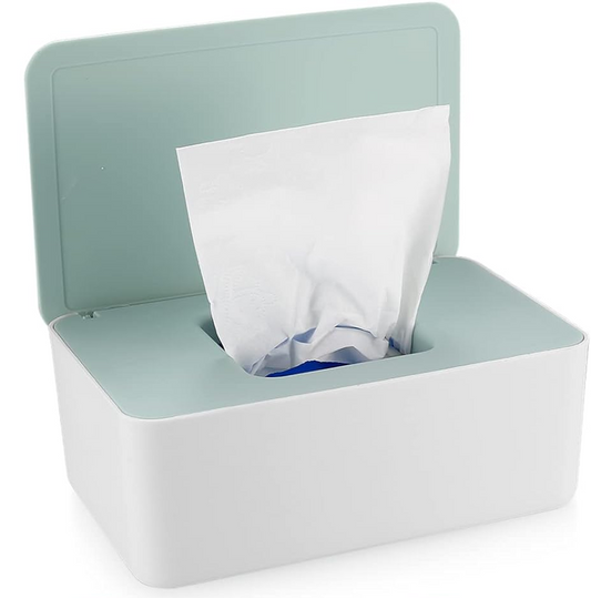 BOÎTE pour lingettes humides avec joint et couvercle 12 x 18 x 7,5 cm