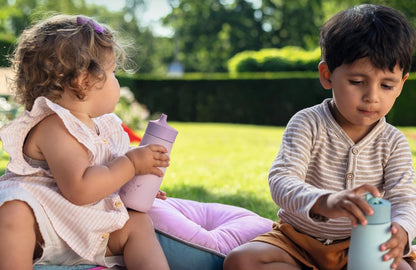 NUK Mini-Me Sip biberão em aço com bocal rígido 300 ml 9 m+ RAPOSA