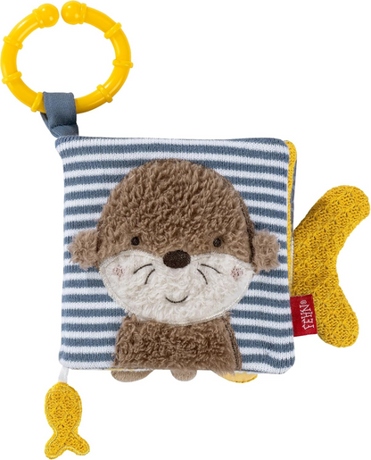 FEHN Otter Theo sensory book, hanging toy