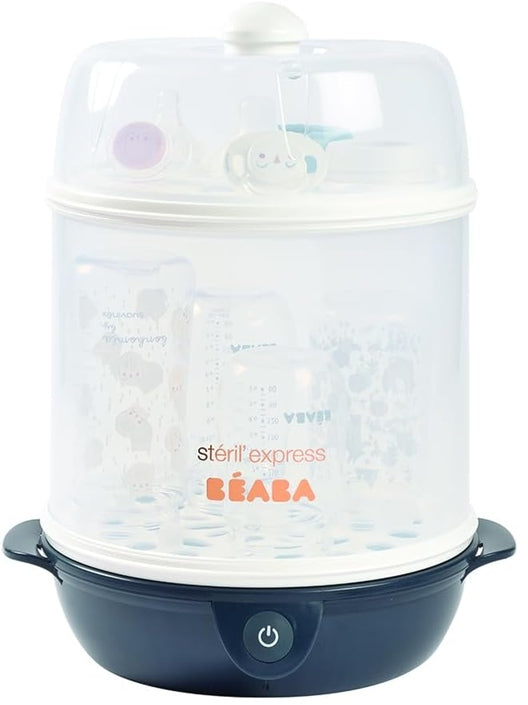 BEABA Steril'Express 2w1 STERYLIZATOR PAROWY + szczypce i miarka
