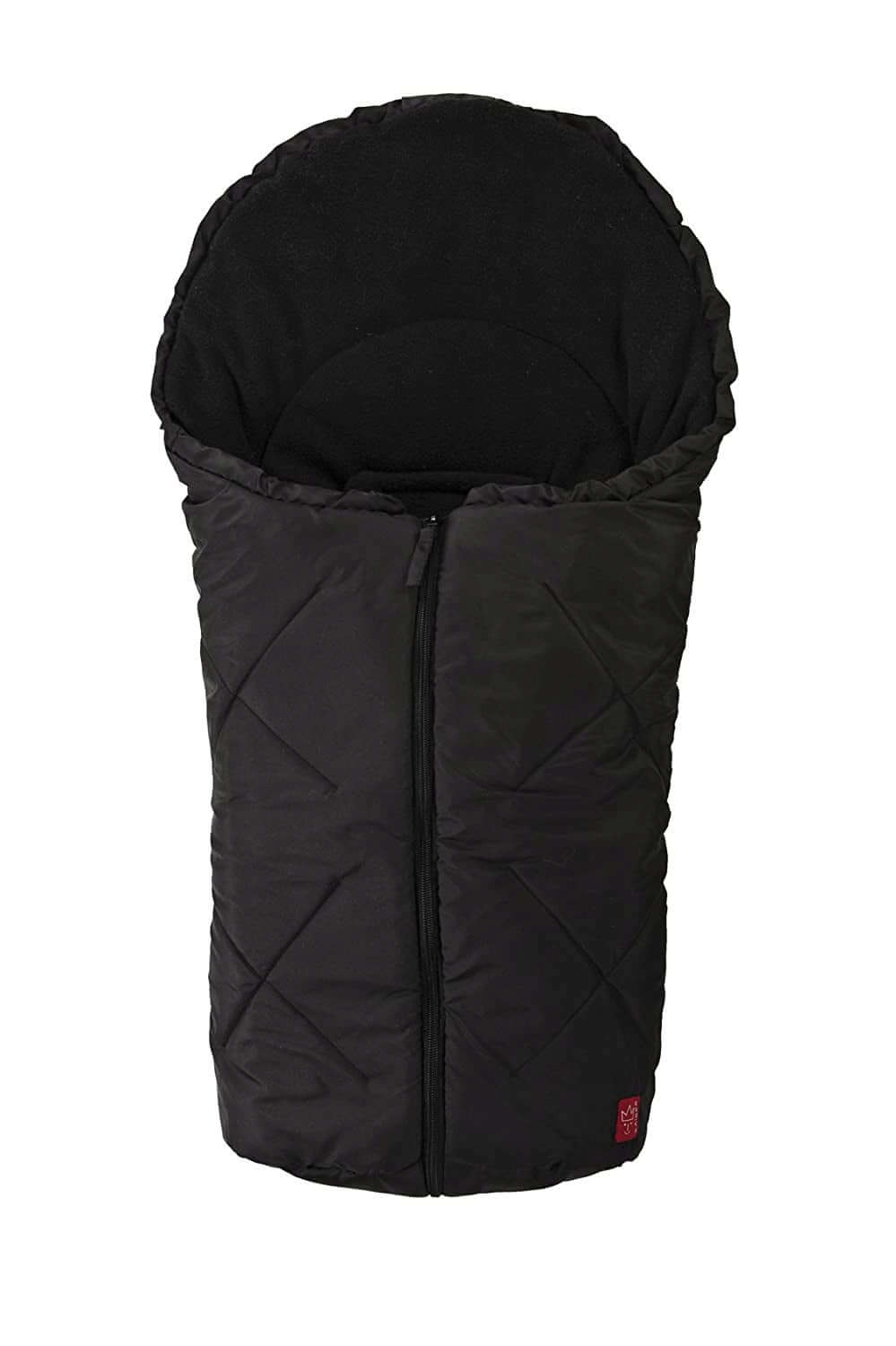 KAISER Fleece ŚPIWOREK polarem 80 x 40 cm czarny do wózka i fotelika dziecięcego