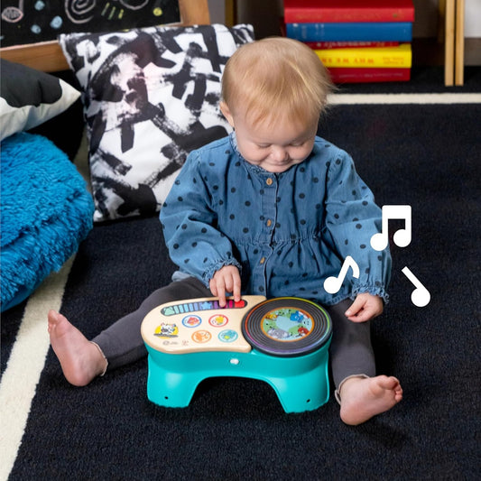 BABY EINSTEIN DJ Discovery consolă tactilă din lemn cu 50 de melodii și sunete
