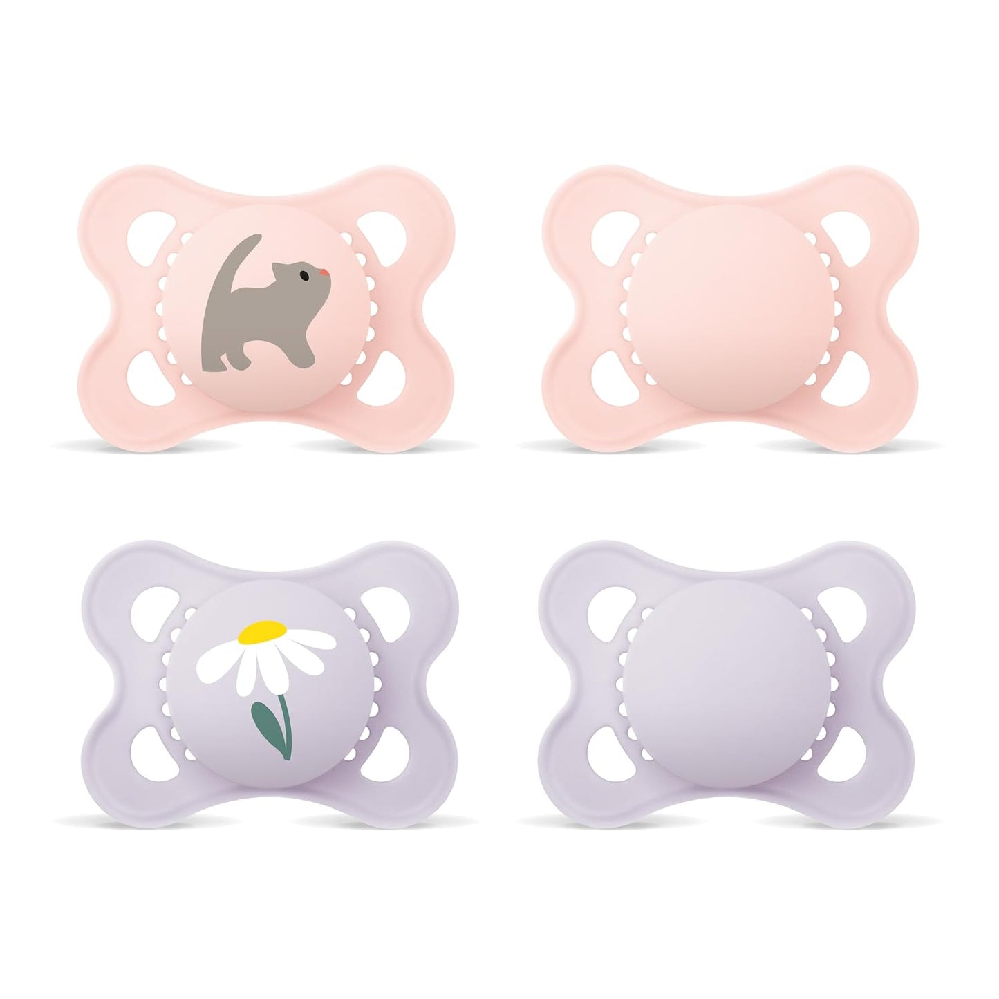 MAM Original suzete de calmare din silicon 0-6 luni x4