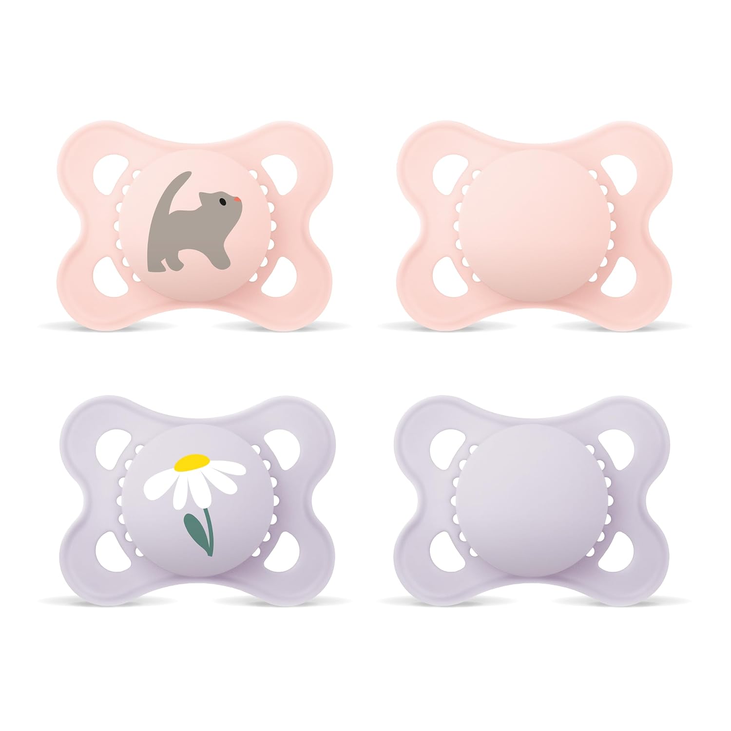 MAM Original suzete de calmare din silicon 0-6 luni x4