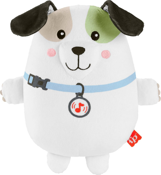 FISHER-PRICE Snuga Puppy przytulanka z melodiami i wibracjami SZCZENIAK 18 cm