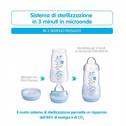 MAM Easy Start butelka antykolkowa 260ml 2m+ x2