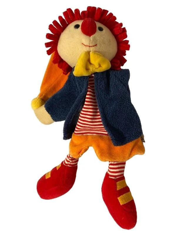 STERNTALER marionetă de pluș pentru jocuri de rol CLOWN 28 cm