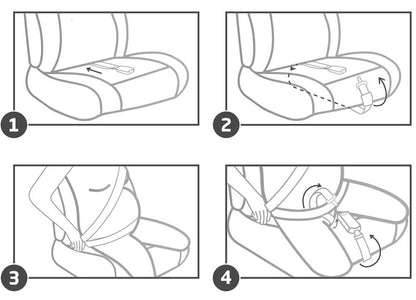 EZOULUOBA car seat belt adapter for pregnant women and after surgery