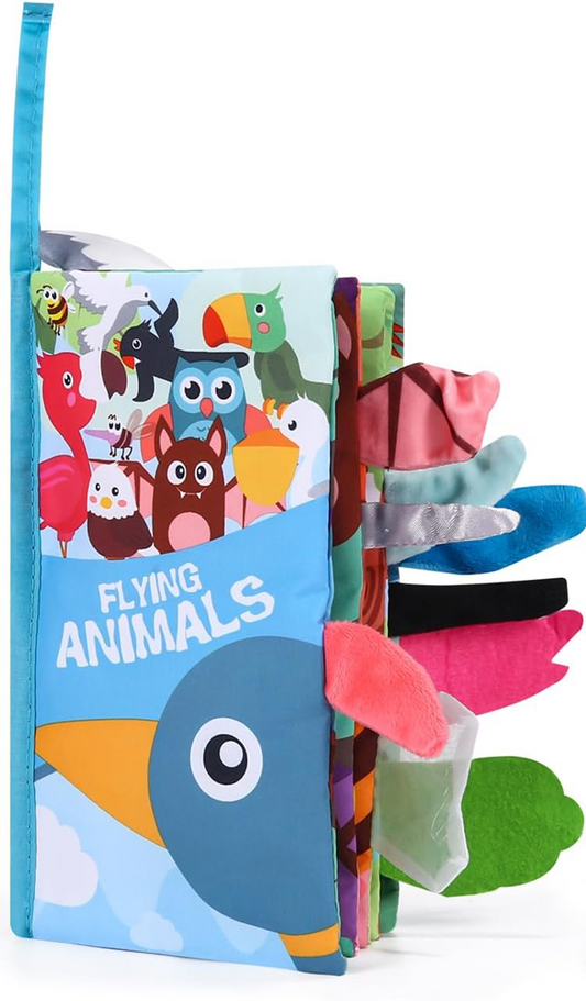 ZAWAER Flying Animals carte senzorială PENDANTIV 12,5 x 22 cm