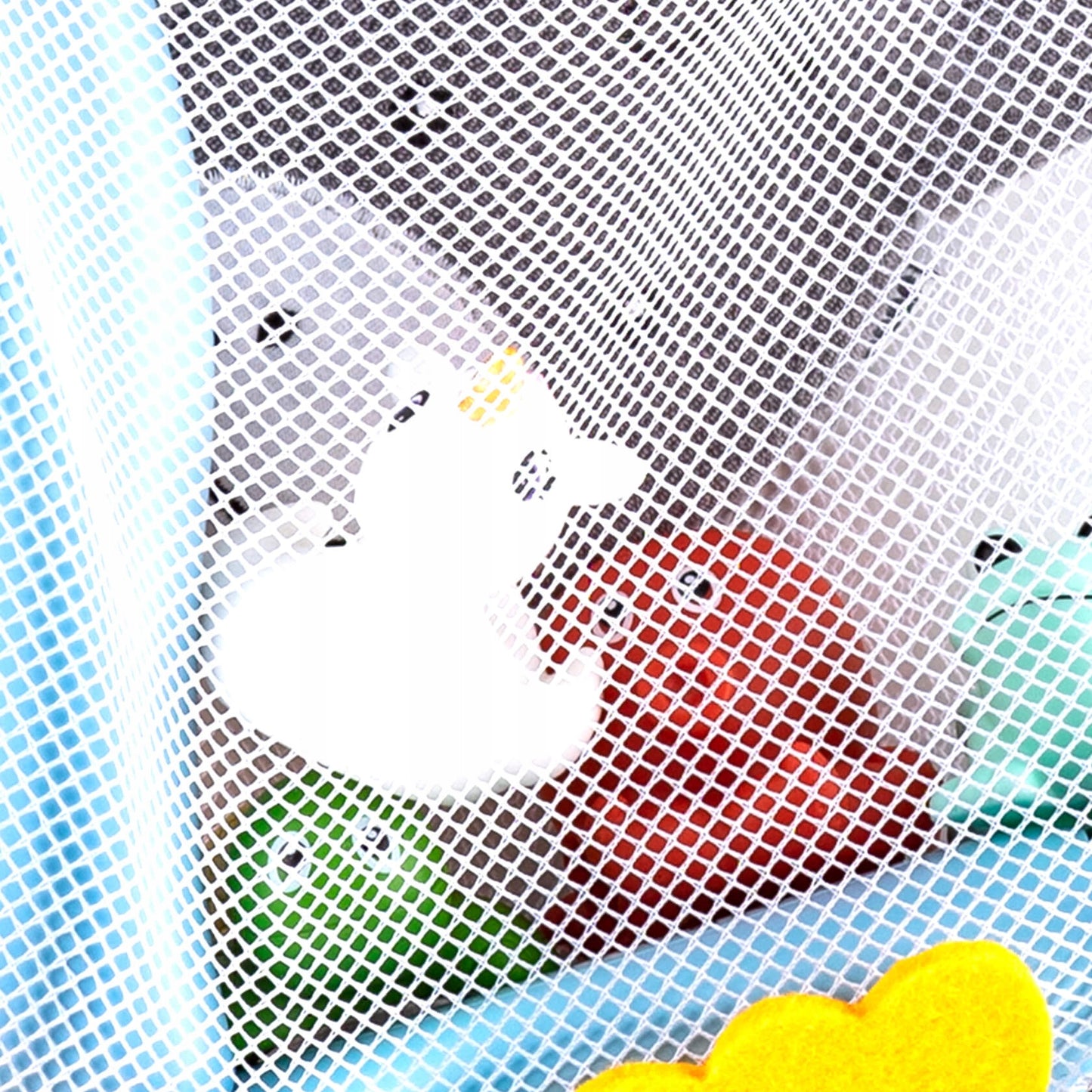 REER MyHappyPingu PINGUIN suction-cup bath organizer mesh