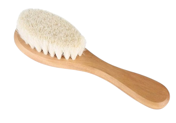 MUMUSUKI perie de păr din lemn cu peri de capră 0-6 m