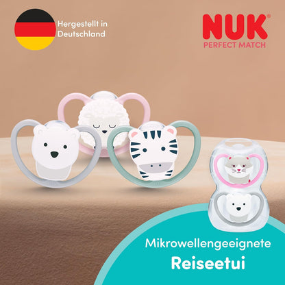 NUK Perfect Match Air smoczek uspokajający 6-18m x2 DISNEY