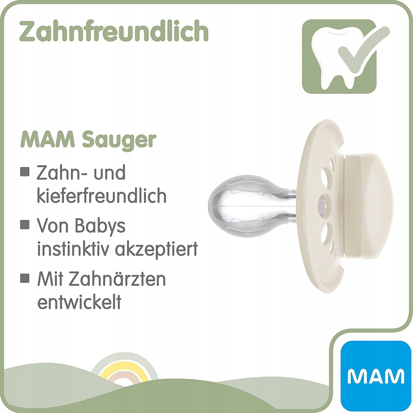 MAM ORIGINAL PURE smoczek uspokajający x2 0-6m