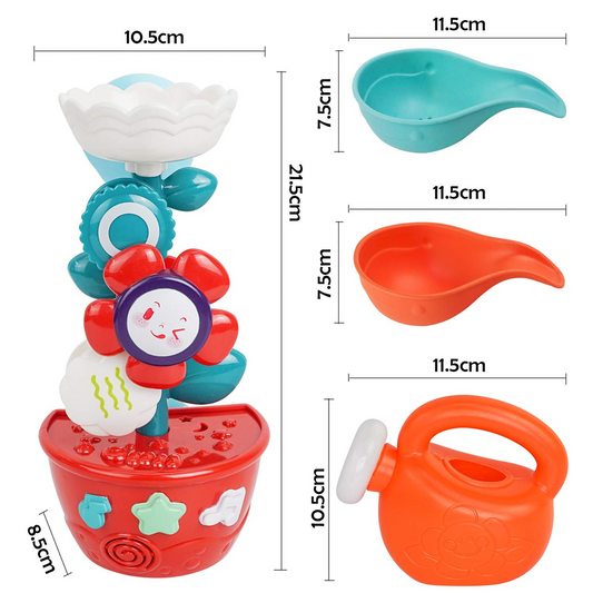 MOZOOSONbath toyage 3 l+multicoloureddimensions shown in one of the photosmaterial plasticBPA-freenew