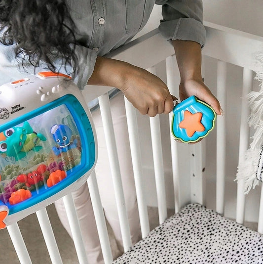 BABY EINSTEIN Vise marine CUTIUȚĂ MUZICALĂ + TELECOMANDĂ