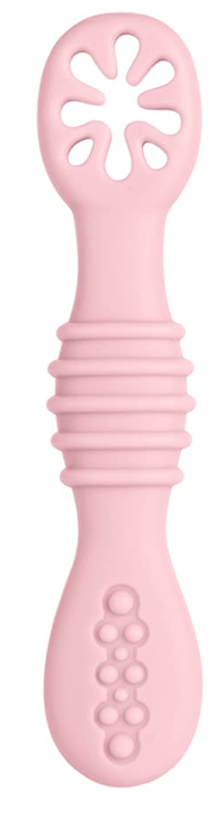 VICLOON Sticky Spoon siliconen lepeltje 2,5 x 10 cm 4 m+ roze