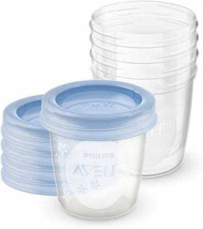 PHILIPS AVENT food containers x5 180 ml