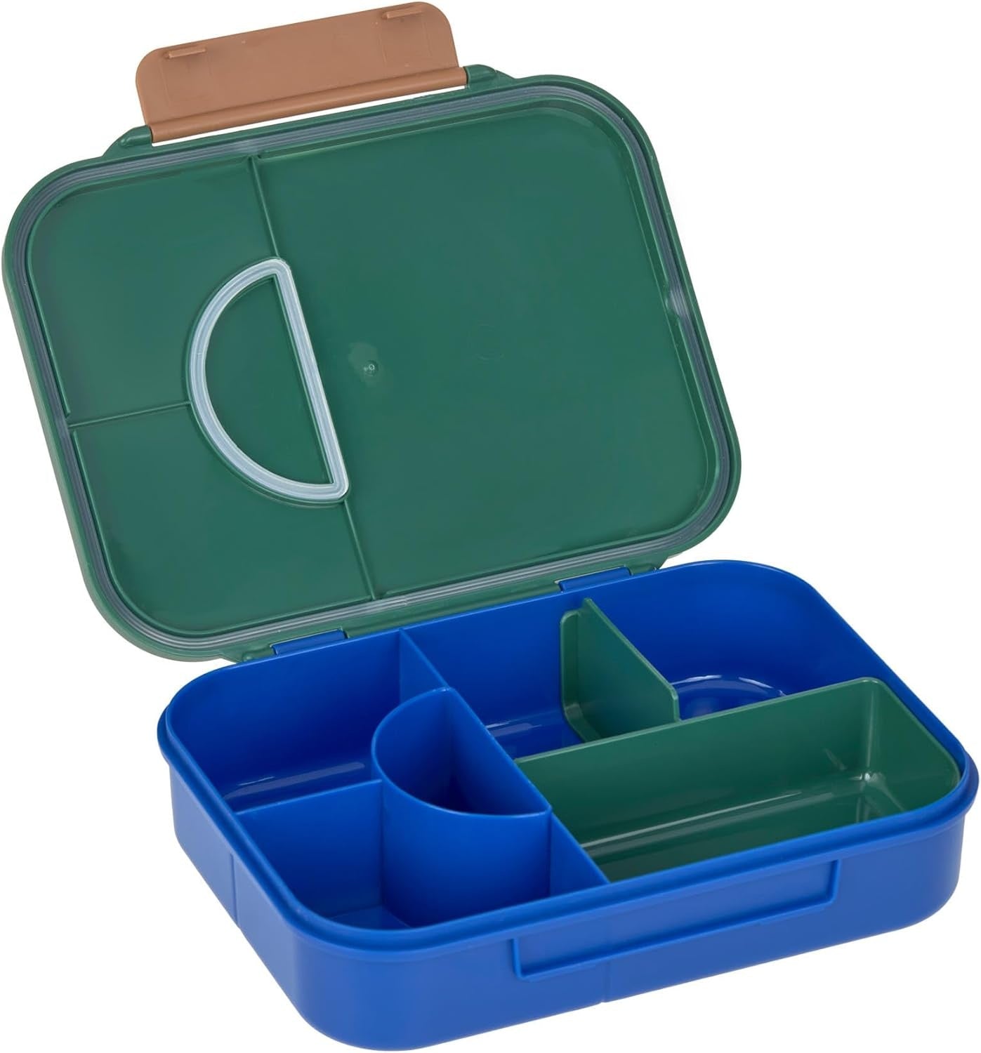 LÄSSIG Bento-Box Brotdose mit Fächern 17 × 21 cm Regenbogen