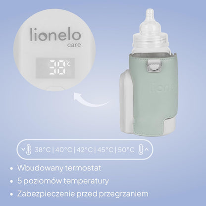 LIONELO Thermup Go Evo przenośny podgrzewacz do butelek