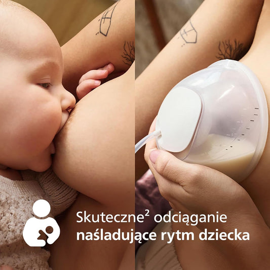 PHILIPS AVENT pompă de sân dublă tip scoică HANDS-FREE SCD553/11 – imaginea produsului 2