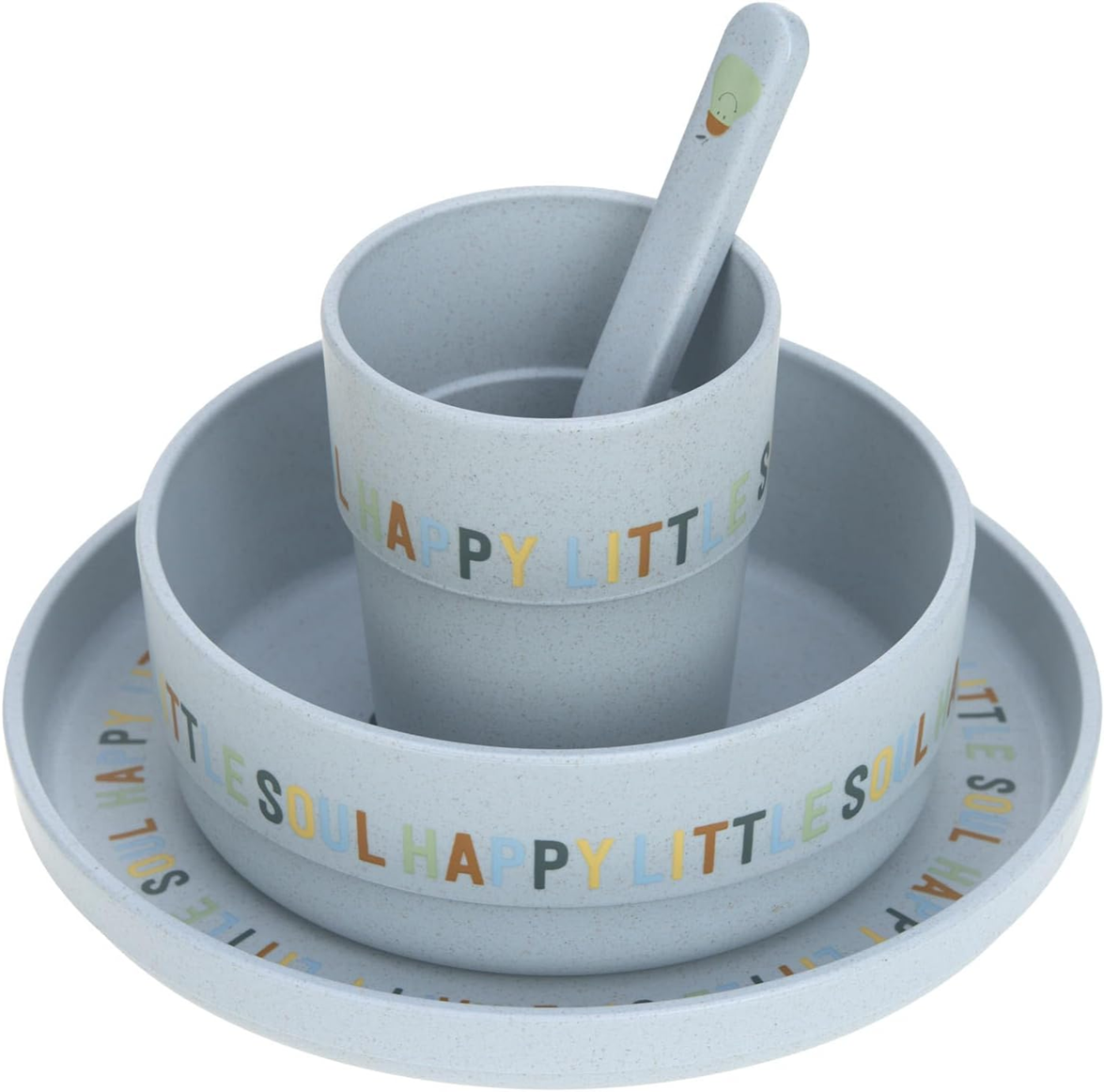 LASSIG zestaw naczyń bez melaminy Happy Fruits Lemon